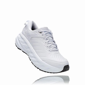 Hoka One One BONDI SR Men's Lifestyle Shoes White | US-55744