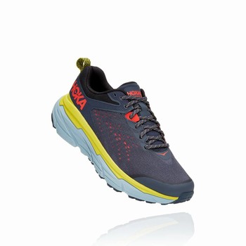 Hoka One One CHALLENGER ATR 6 Men's Trail Running Shoes Black / Green / Orange | US-77456