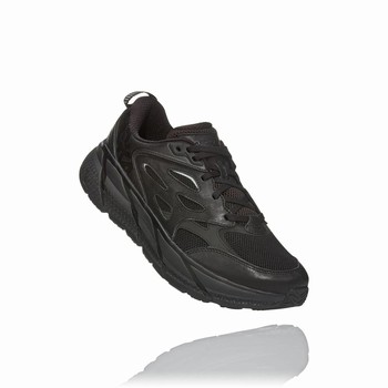 Hoka One One CLIFTON L Men's Lifestyle Shoes Black | US-87236