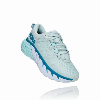 Hoka One One GAVIOTA 3 Women's Road Running Shoes Blue | US-53124