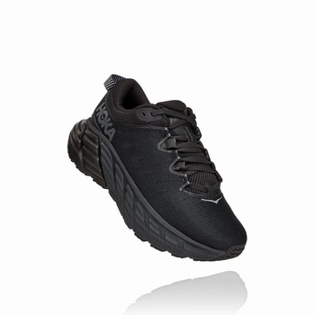 Hoka One One GAVIOTA 3 Women's Road Running Shoes Black | US-68125