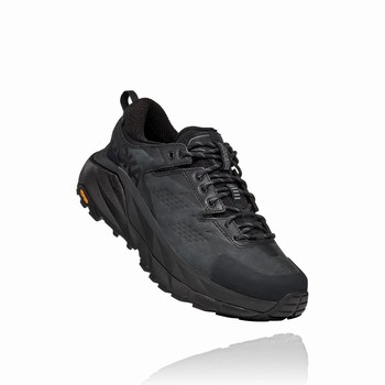 Hoka One One KAHA LOW GORE-TEX Men's Hiking Shoes Black | US-97357