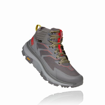 Hoka One One SKY TOA GORE-TEX Men's Hiking Shoes Grey | US-89790