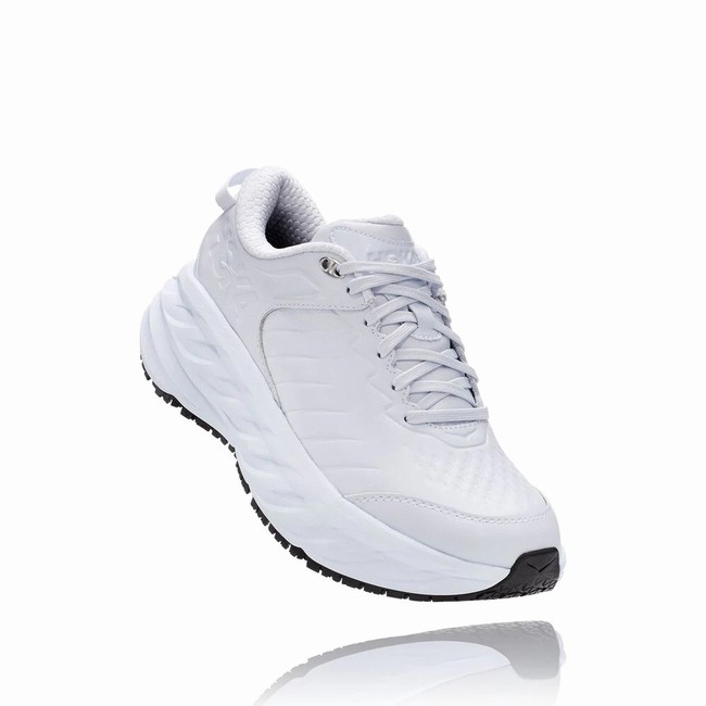 Hoka One One BONDI SR Women\'s Lifestyle Shoes White | US-61204