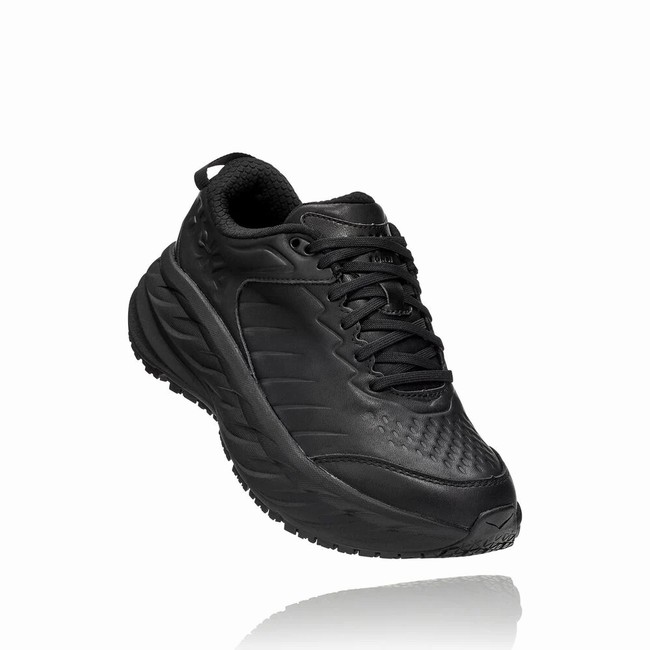 Hoka One One BONDI SR Women\'s Lifestyle Shoes Black | US-90480