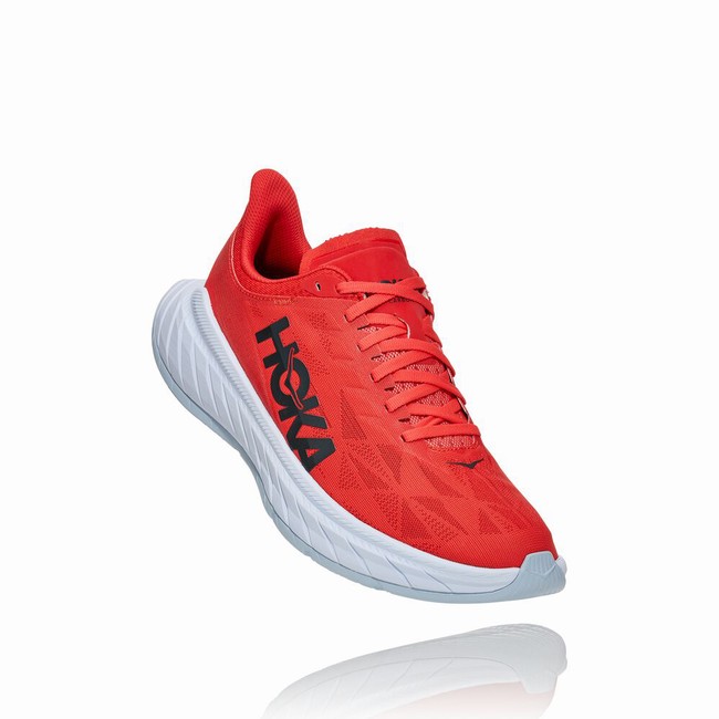 Hoka One One CARBON X 2 Men\'s Track Running Shoes Red | US-60454