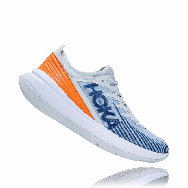 Hoka One One CARBON X-SPE Men's Road Running Shoes Blue / Orange | US-16690