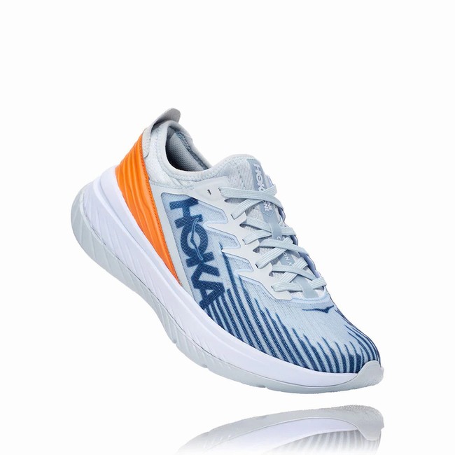 Hoka One One CARBON X-SPE Men\'s Road Running Shoes Blue / Orange | US-16690