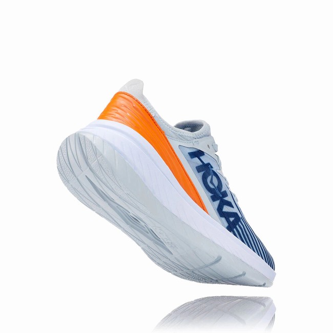 Hoka One One CARBON X-SPE Men's Track Running Shoes Blue / Orange | US-69306