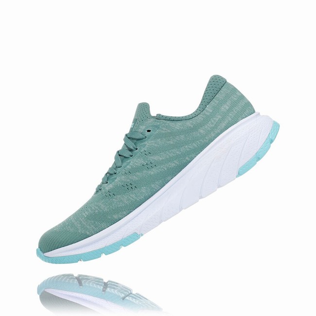 Hoka One One CAVU 3 Women's Road Running Shoes Green | US-96676