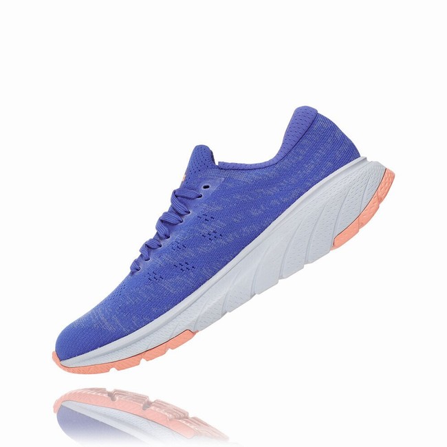 Hoka One One CAVU 3 Women's Road Running Shoes Blue | US-97003