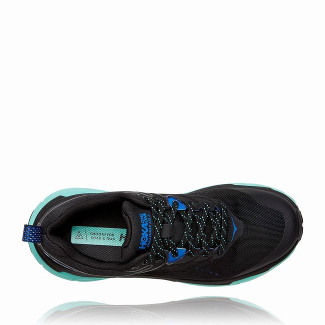 Hoka One One CHALLENGER ATR 6 GORE-TEX Women's Vegan Shoes Black / Blue | US-98555