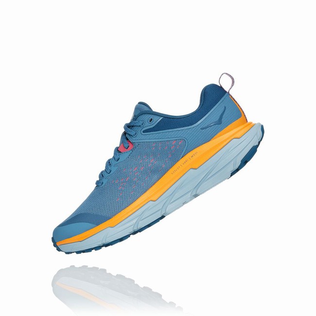 Hoka One One CHALLENGER ATR 6 Women's Trail Running Shoes Blue | US-49874