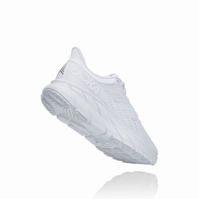 Hoka One One CLIFTON 7 Women's Road Running Shoes White | US-44032