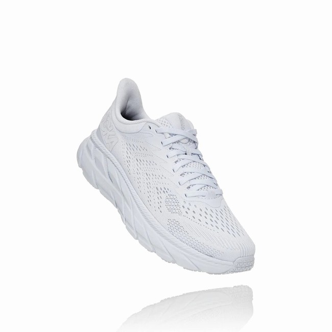Hoka One One CLIFTON 7 Women\'s Road Running Shoes White | US-44032