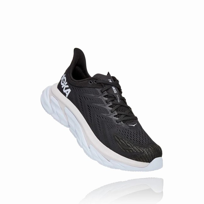 Hoka One One CLIFTON EDGE Men\'s Track Running Shoes Black | US-83852