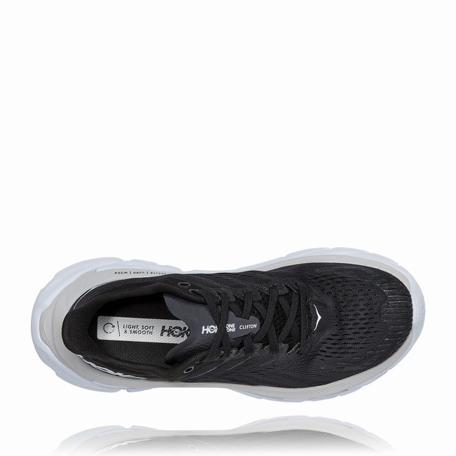 Hoka One One CLIFTON EDGE Women's Road Running Shoes Black | US-87934