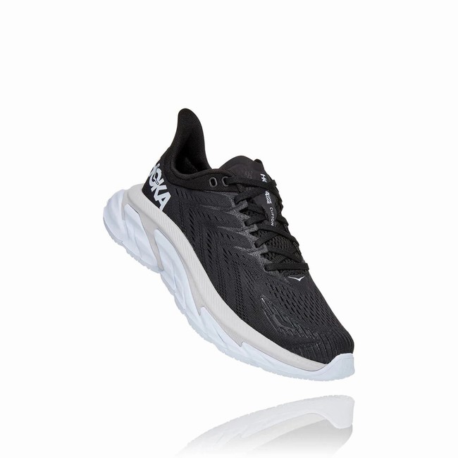 Hoka One One CLIFTON EDGE Women\'s Road Running Shoes Black | US-87934