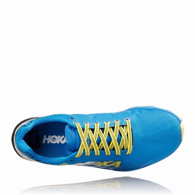 Hoka One One EVO JAWZ Women's Trail Running Shoes Blue | US-10950