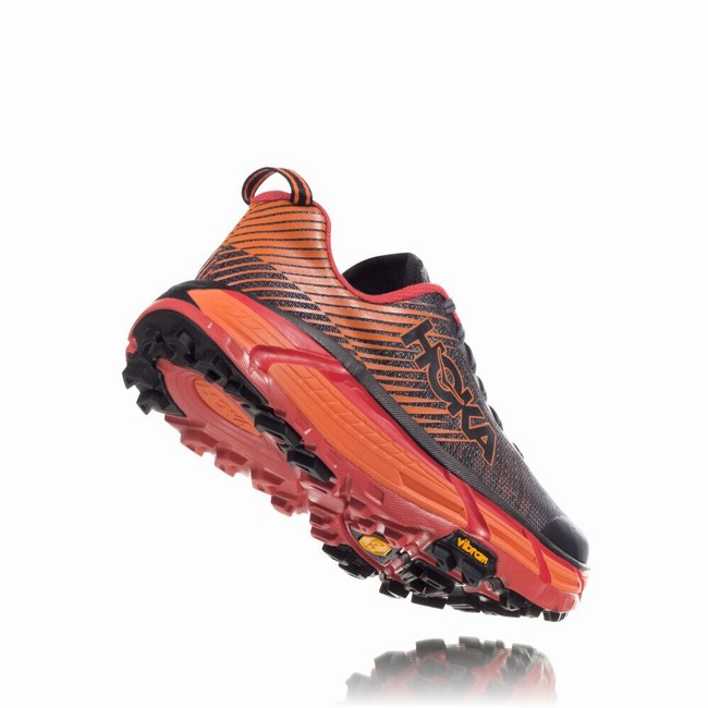 Hoka One One EVO MAFATE 2 Women's Trail Running Shoes Black / Red | US-20675
