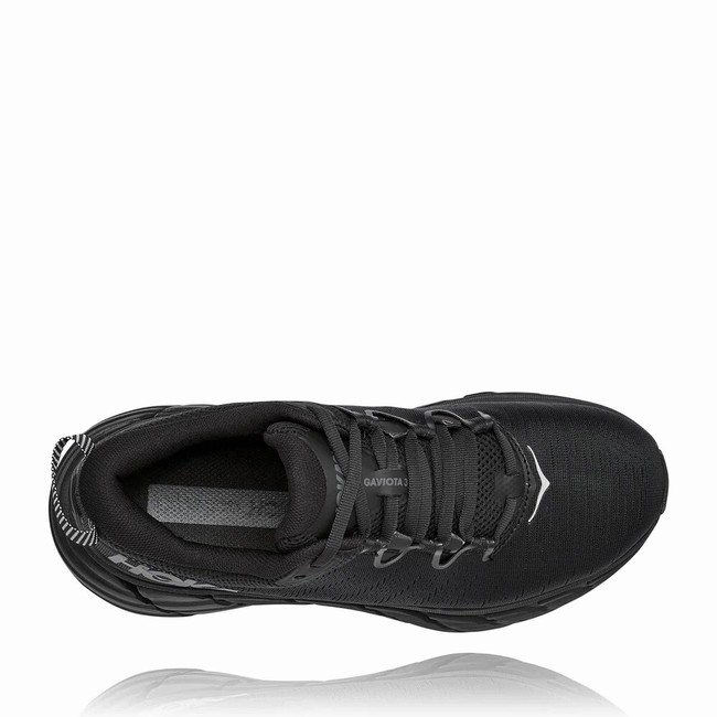 Hoka One One GAVIOTA 3 Women's Wides Shoes Black | US-10955