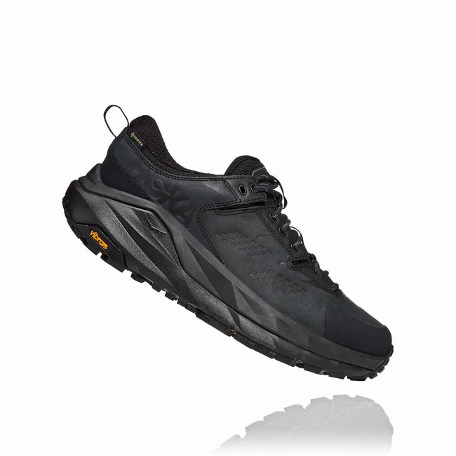 Hoka One One KAHA LOW GORE-TEX Men's Hiking Shoes Black | US-97357