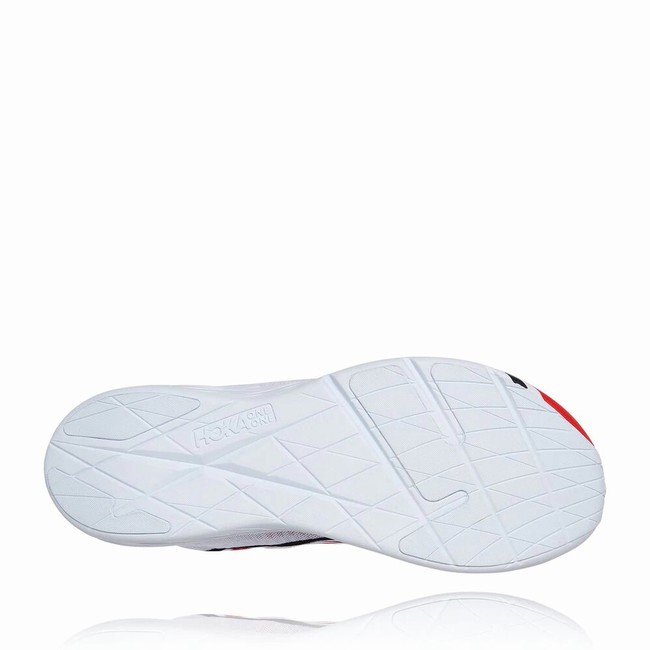 Hoka One One ROCKET X Women's Track Running Shoes Red / White | US-96956