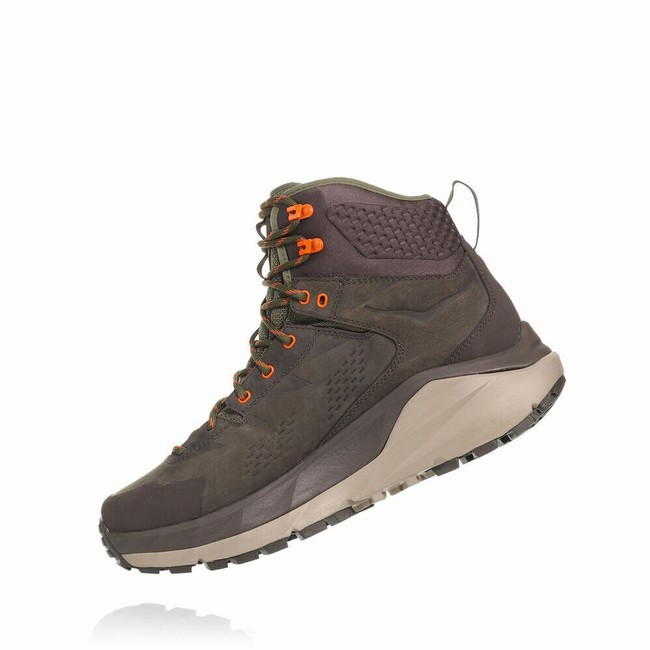 Hoka One One SKY KAHA GORE-TEX Men's Hiking Shoes Grey | US-56590