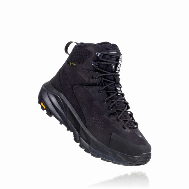 Hoka One One SKY KAHA GORE-TEX Men\'s Hiking Shoes Black | US-64582