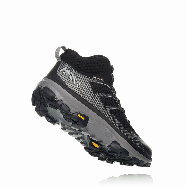 Hoka One One SKY TOA GORE-TEX Men's Hiking Shoes Black | US-15243