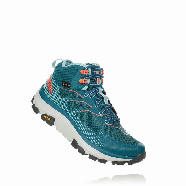 Hoka One One SKY TOA GORE-TEX Women\'s Hiking Shoes Blue | US-12905