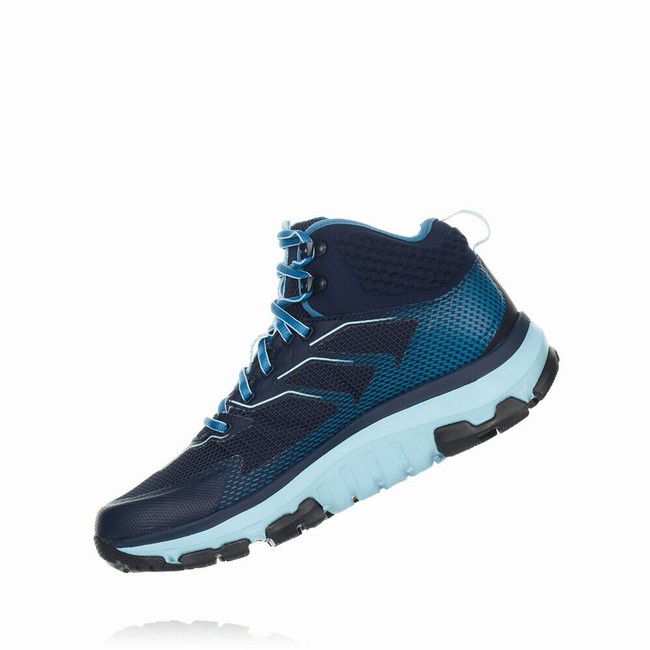 Hoka One One SKY TOA GORE-TEX Women's Hiking Shoes Navy | US-85421