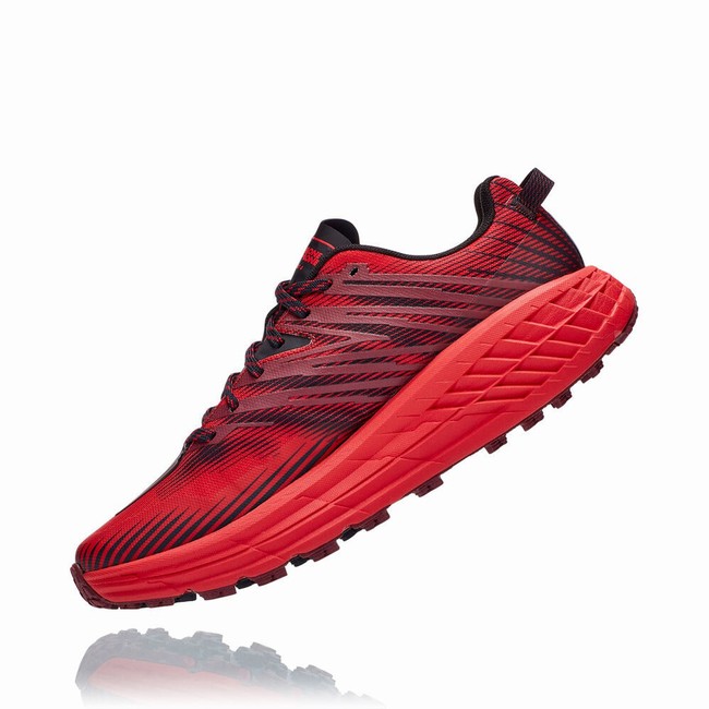 Hoka One One SPEEDGOAT 4 Men's Wides Shoes Red | US-92221