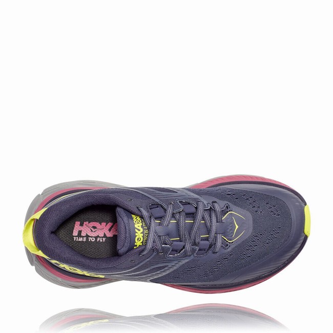 Hoka One One STINSON ATR 6 Women's Trail Running Shoes Black | US-54761