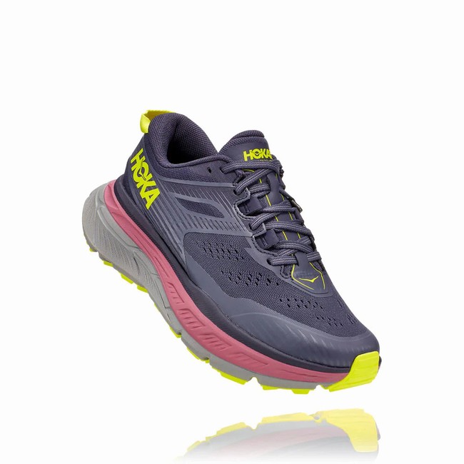 Hoka One One STINSON ATR 6 Women\'s Trail Running Shoes Black | US-54761