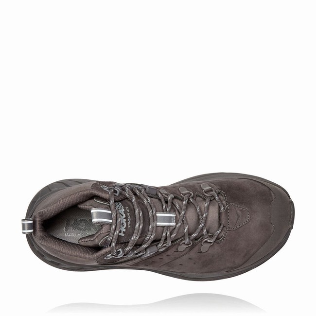 Hoka One One STINSON MID GORE-TEX Men's Hiking Shoes Grey | US-32667
