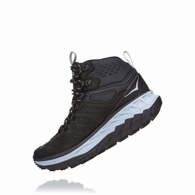 Hoka One One STINSON MID GORE-TEX Women's Hiking Shoes Black | US-21107