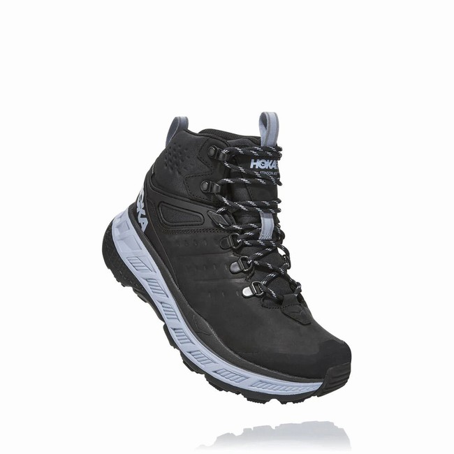 Hoka One One STINSON MID GORE-TEX Women\'s Hiking Shoes Black | US-21107