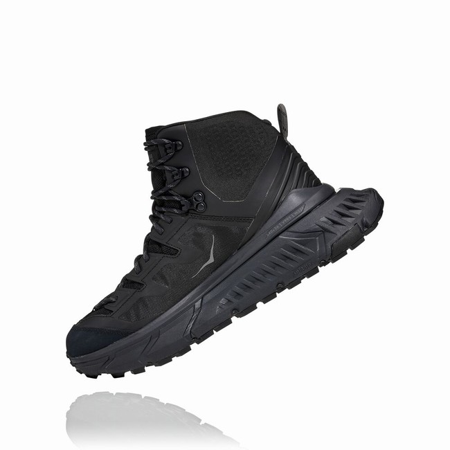 Hoka One One TENNINE HIKE GORE-TEX Men's Hiking Shoes Black | US-43837