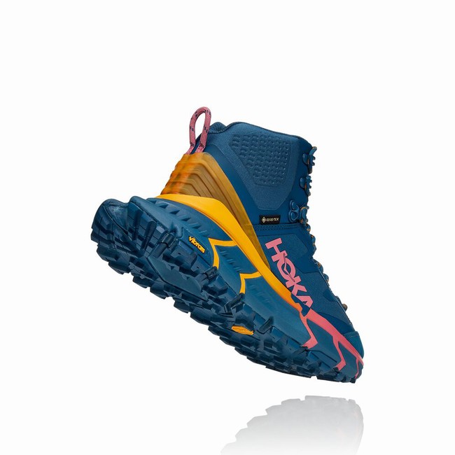 Hoka One One TENNINE HIKE GORE-TEX Women's Hiking Shoes Blue | US-16558