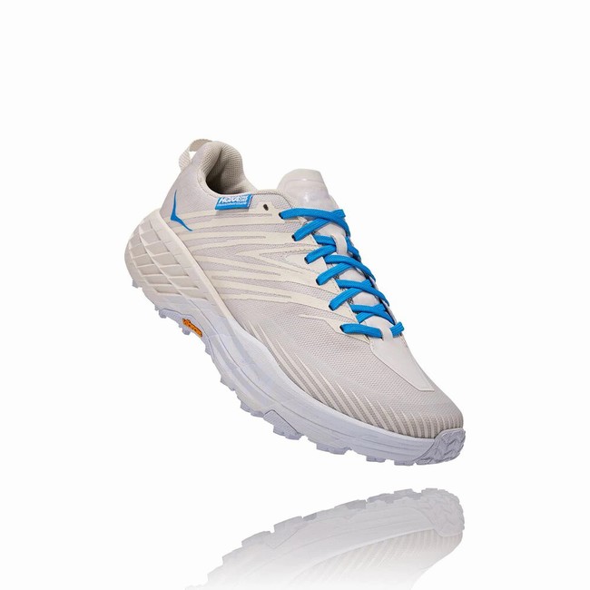 Hoka One One TINT SPEEDGOAT 4 Women\'s Trail Running Shoes Grey / Blue | US-50773
