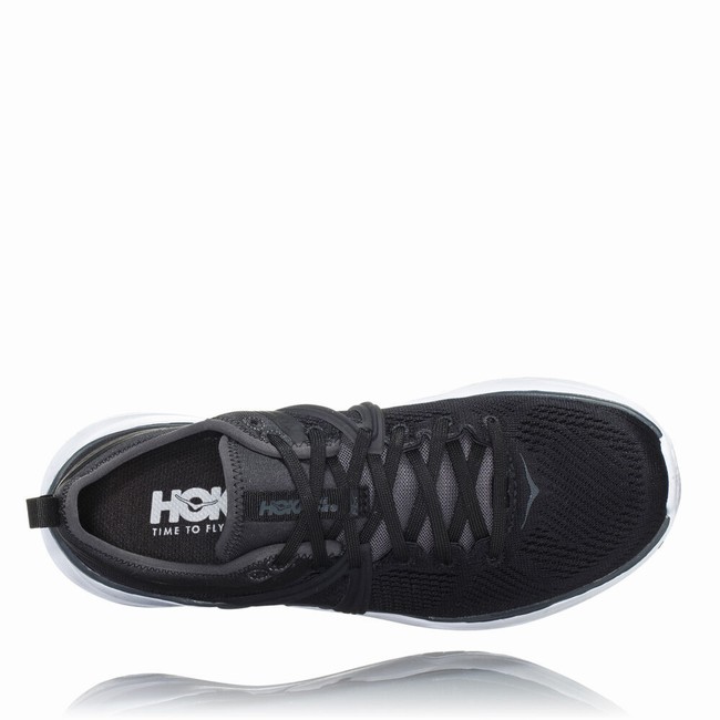 Hoka One One TIVRA Women's Lifestyle Shoes Black | US-51020