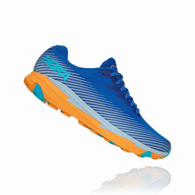 Hoka One One TORRENT 2 Men's Trail Running Shoes Blue | US-33919