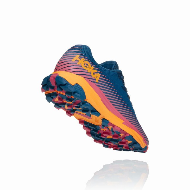 Hoka One One TORRENT 2 Women's Trail Running Shoes Blue / Orange | US-22257