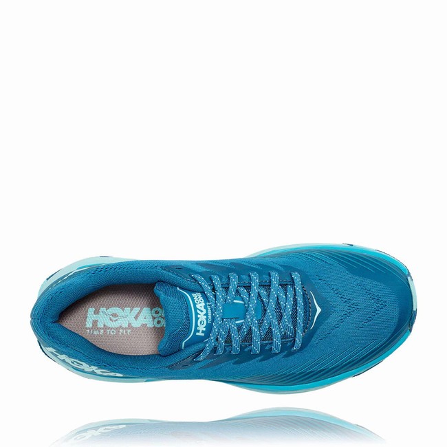 Hoka One One TORRENT 2 Women's Trail Running Shoes Blue | US-58993